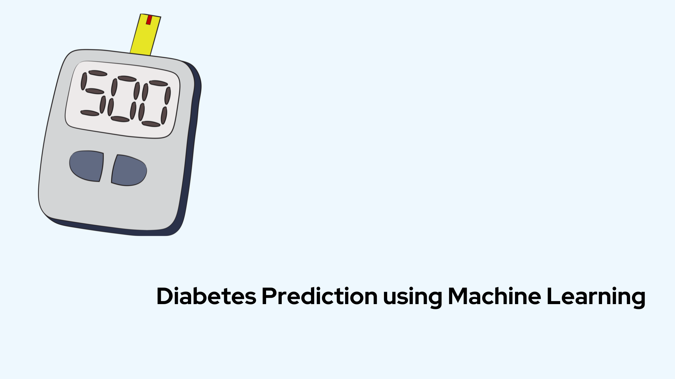 Diabetes Prediction using Machine Learning Project